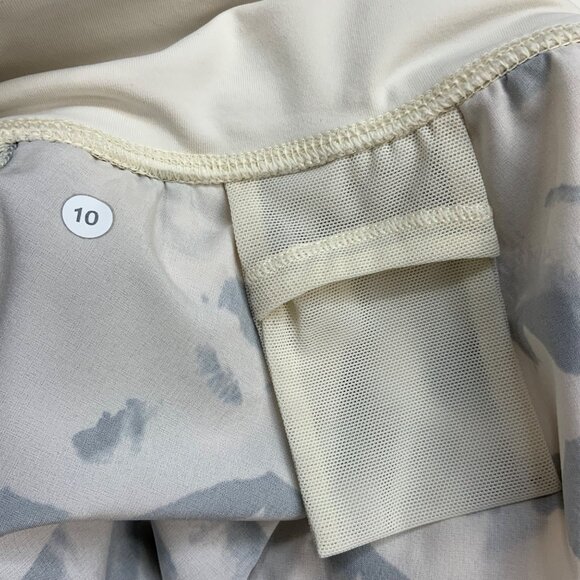 Lululemon Dance To Yoga Pants 10 Pretty Plume Angel Wing Adjustable Waist Crop - Picture 6 of 14